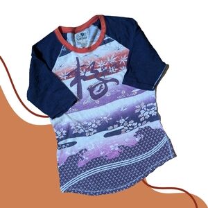 VINTAGE Lucky Brand 3/4 Sleeve T-shirt